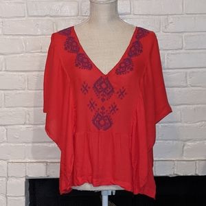Urban Outfitters Red Blouse